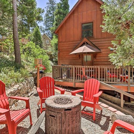 Steps To Lake Cabin With Deck In Lake Arrowhead Villa Exterior photo