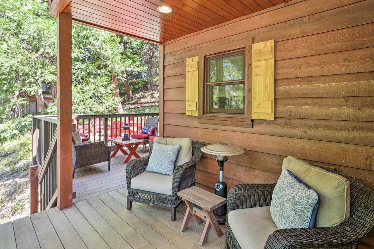 Steps To Lake Cabin With Deck In Lake Arrowhead Villa Exterior photo