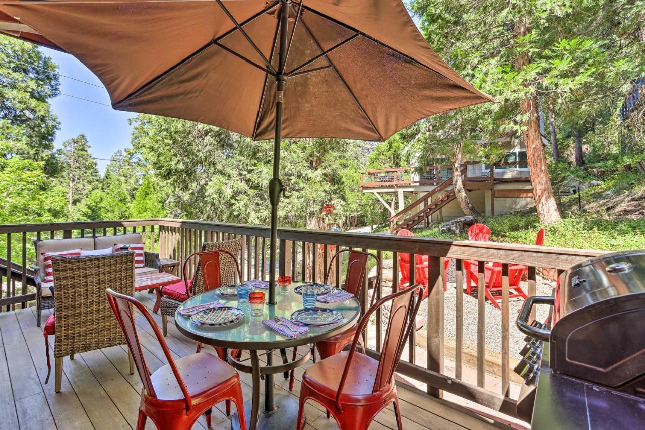 Steps To Lake Cabin With Deck In Lake Arrowhead Villa Exterior photo