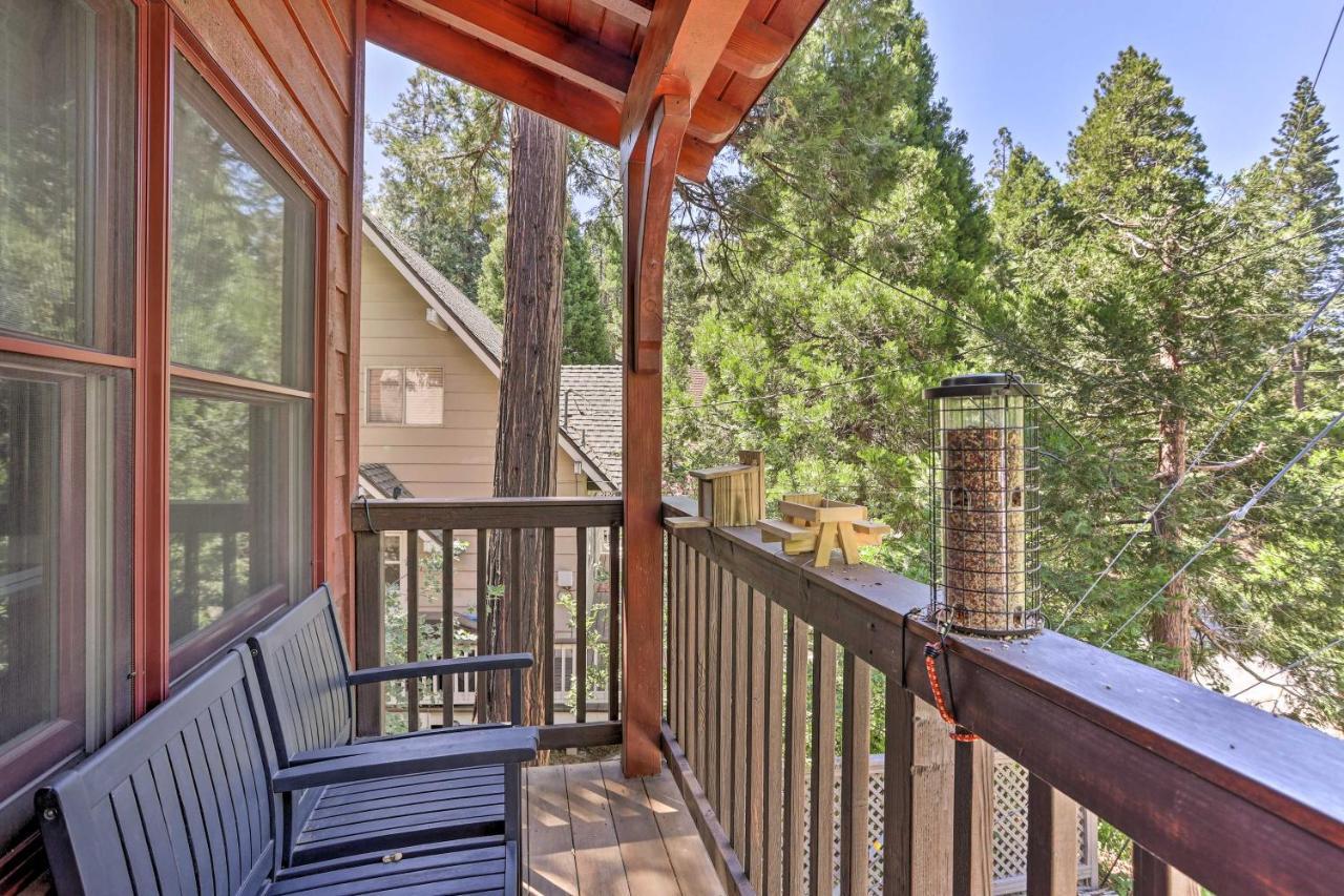 Steps To Lake Cabin With Deck In Lake Arrowhead Villa Exterior photo